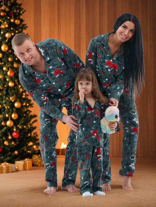 Пижама детская с брюками Family look - 9