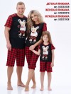 Пижама с шортами и футболкой - 3