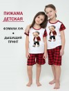 Пижама футболка с шортами - 4